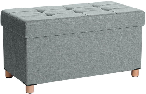 Songmics Jarle light grey - Ottoman - Main image