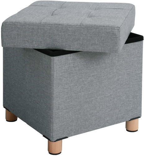 Songmics Rothike grey - Ottoman - Main image