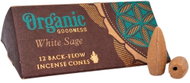 Song of India Organic Goodness Scented frangipani with reflux, White Sage 12 pcs - Incense Sticks