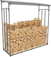 SORTLAND DALEN, aluminium, anthracite 185 × 185 × 70 cm - Woodshed