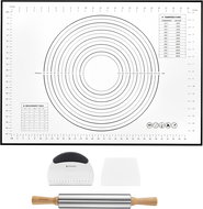 Sortland Sada silikonového válu 70x50 cm, válečku a dvou kráječů - Pastry Board