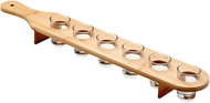 Sortland Set of six shots on serving board - Glass