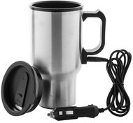 Sortland Car thermo mug with heating 450 ml - Thermal Mug