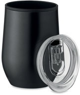 Sortland Thermo mug Stilly 350 ml, double wall, stainless steel, black - Thermal Mug