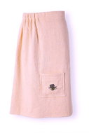 UAB Namu Tekstile Women's sauna kilt 75 × 150 cm, pink, 100% cotton - Sauna kilt