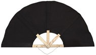 Sotra ash sauna fan 80x43cm, black - Sauna Fan