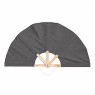 Sotra ash sauna fan, large 100×61cm size, grey - Sauna Fan