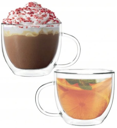 EzyStyle Coffee Doppelwandiges Glas - 350 ml - 2 Stück - Glas - Hauptbild