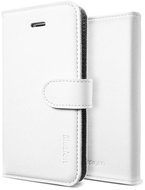 SPIGEN SGP Leather Wallet Case illuzion Zen White - Phone Case