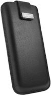 SPIGEN SGP Leather Pouch Case Crumena Black - Phone Case