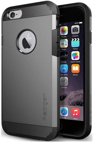 SPIGEN Tough Armor Gunmetal - Phone Cover - Main image