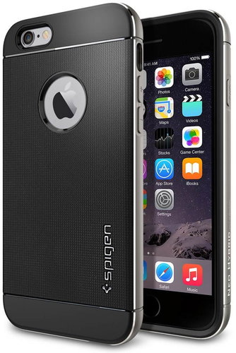  SPIGEN Neo Hybrid Metal Space Gray  - Phone Cover - Main image