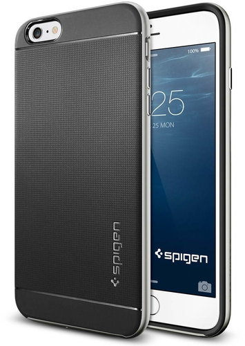  SPIGEN Neo Hybrid Satin Silver  - Phone Cover - Main image