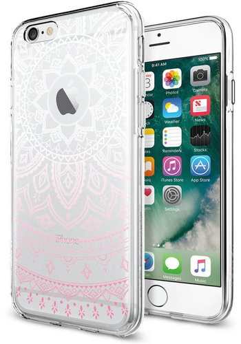 SPIGEN Liquid Shine Pink iPhone 6/6S - Phone Cover - Main image