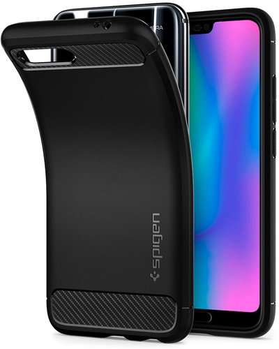 Spigen Rugged Armor Black Honor 10 - Phone Cover - Main image