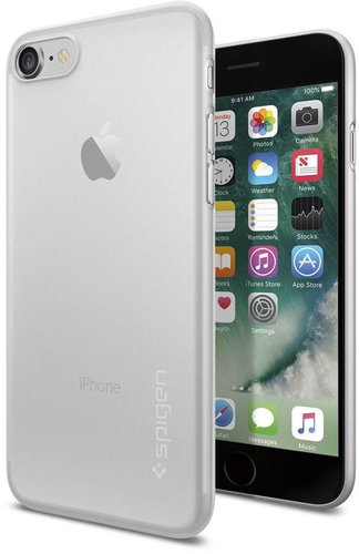 Spignen Air Skin Soft Clear iPhone 7 - Phone Cover - Main image
