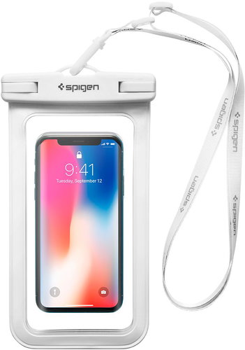 Spigen Velo A600 8" Waterproof Phone Case, White - Softcase-Handyhülle - Hauptbild