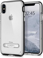 Spigen Crystal Hybrid Black iPhone X - Telefon tok