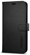 Spigen Wallet S Black iPhone X - Puzdro na mobil