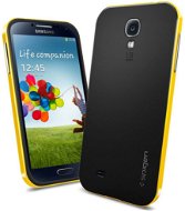 SPIGEN Galaxy S4 Case Neo Hybrid černo-žlutý/oranžový - Ochranný kryt