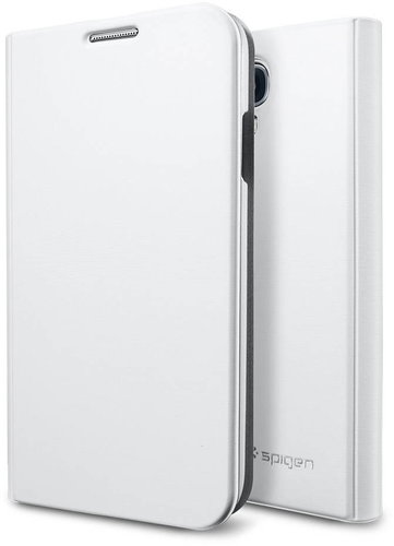 SPIGEN SGP Case Slim Wallet Metalic White - Phone Cover - Main image