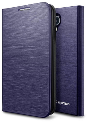 SPIGEN SGP Case Slim Wallet Metallic Navy - Phone Cover - Main image