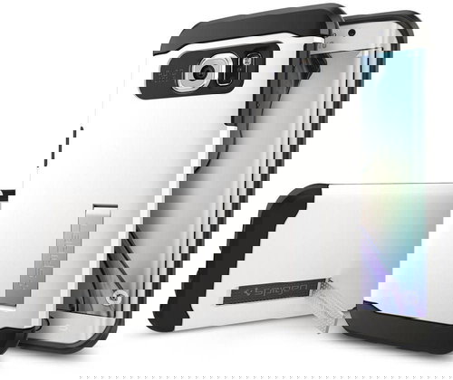 Spigen Slim Armor Shimmery White - Phone Cover - Main image