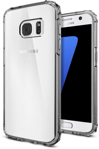 SPIGEN Crystal Shell Dark Crystal Samsung Galaxy S7 - Phone Cover - Main image