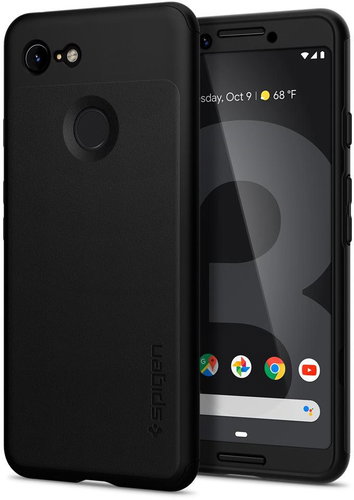 Spigen Thin Fit 360 Black Google Pixel 3 - Phone Cover - Main image
