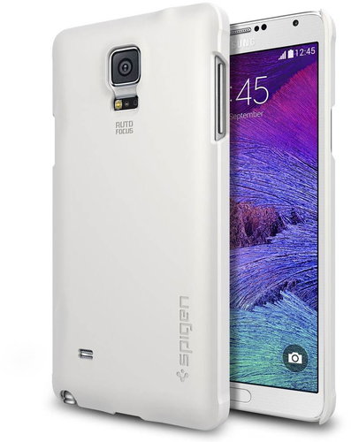  SPIGEN Thin Fit Shimmery White  - Phone Cover - Main image