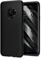 Spigen Liquid Crystal Matt Schwarz Samsung Galaxy S9 - Handyhülle