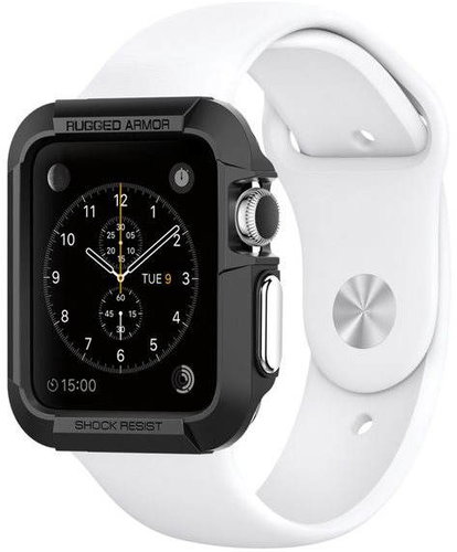 SPIGEN Rugged Armor Black (38mm) - Protective Case - Main image