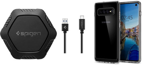 Spigen In Car Bundle Samsung Galaxy S10 - Accessory Kit - Main image