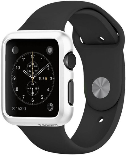 SPIGEN Fit Thin Smooth White (42mm) - Protective Case - Main image