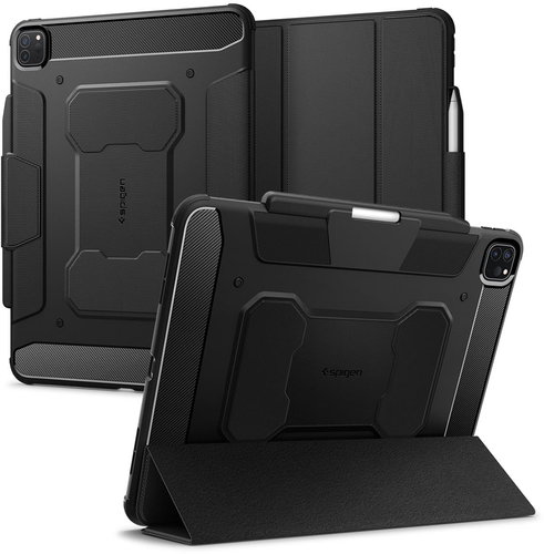 Spigen Rugged Armor Pro Black iPad Pro 13" M4 (2024) - Tablet-Hülle - Hauptbild