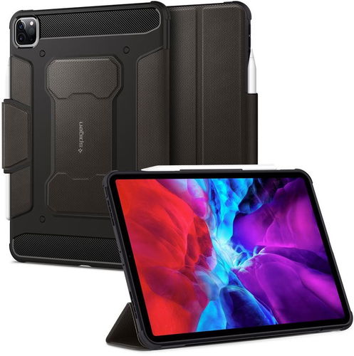 Spigen Rugged Armor Gunmetal iPad Pro 11" 2022/2021/2020/2018 - Pouzdro na tablet - Hlavní obrázek