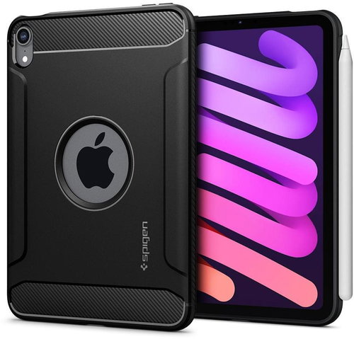 Spigen Rugged Armor Black iPad mini 6 2021 - Táblagép tok - Fő fotó