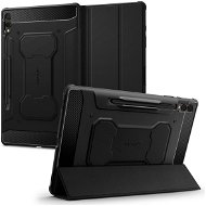 Tablet tok Spigen Rugged Armor Pro Samsung Galaxy Tab S9+ fekete tok - Pouzdro na tablet