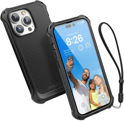 Catalyst Crux MagSafe Case Black iPhone 14 Pro - Phone Cover - Main image