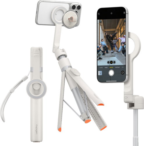 Spigen MagSafe Tripod Selfie Stick Dune Beige - Selfie Stick - Main image