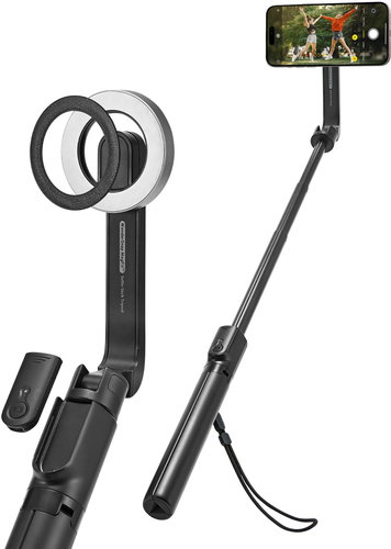 Spigen MagSafe Tripod Selfie Stick Longer Version Black - Selfie-Stick - Hauptbild
