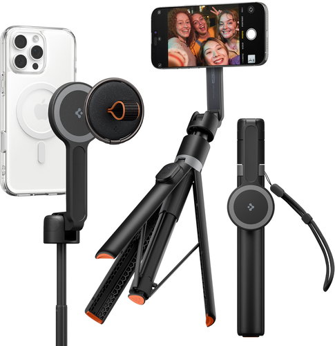 Spigen Selfie Stick MagSafe+ Tripod, black - Selfie-Stick - Hauptbild