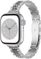 Spigen Shine Fit Silver Apple Watch 41 mm/40 mm/38 mm - Remienok na hodinky