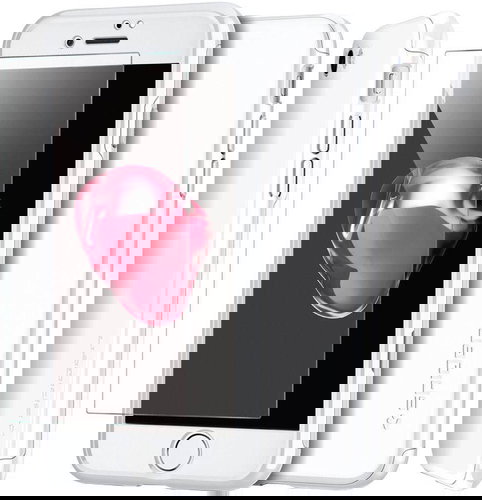 Spigen Thin Fit 360 Weiß iPhone 7 - Schutzabdeckung - Hauptbild