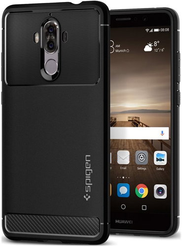 Spigen Rugged Armour Black Mate 9 - Phone Cover - Main image