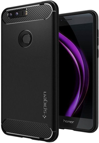 Spigen Rugged Armor Black Honor 8 - Phone Cover - Main image