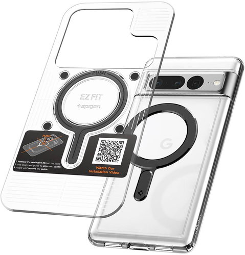 Spigen OneTap Ring Magnetic Plate Black - Handy-Halter - Hauptbild