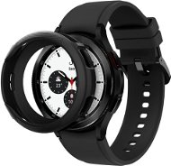 Protective Watch Cover Spigen Liquid Air Black Samsung Galaxy Watch 4 Classic 46mm - Ochranný kryt na hodinky