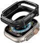 Okosóra tok Spigen Rugged Armor Black Apple Watch Ultra 49mm - Ochranný kryt na hodinky