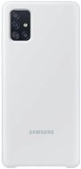 Samsung Silikónový zadný kryt pre Galaxy A51 biely - Kryt na mobil